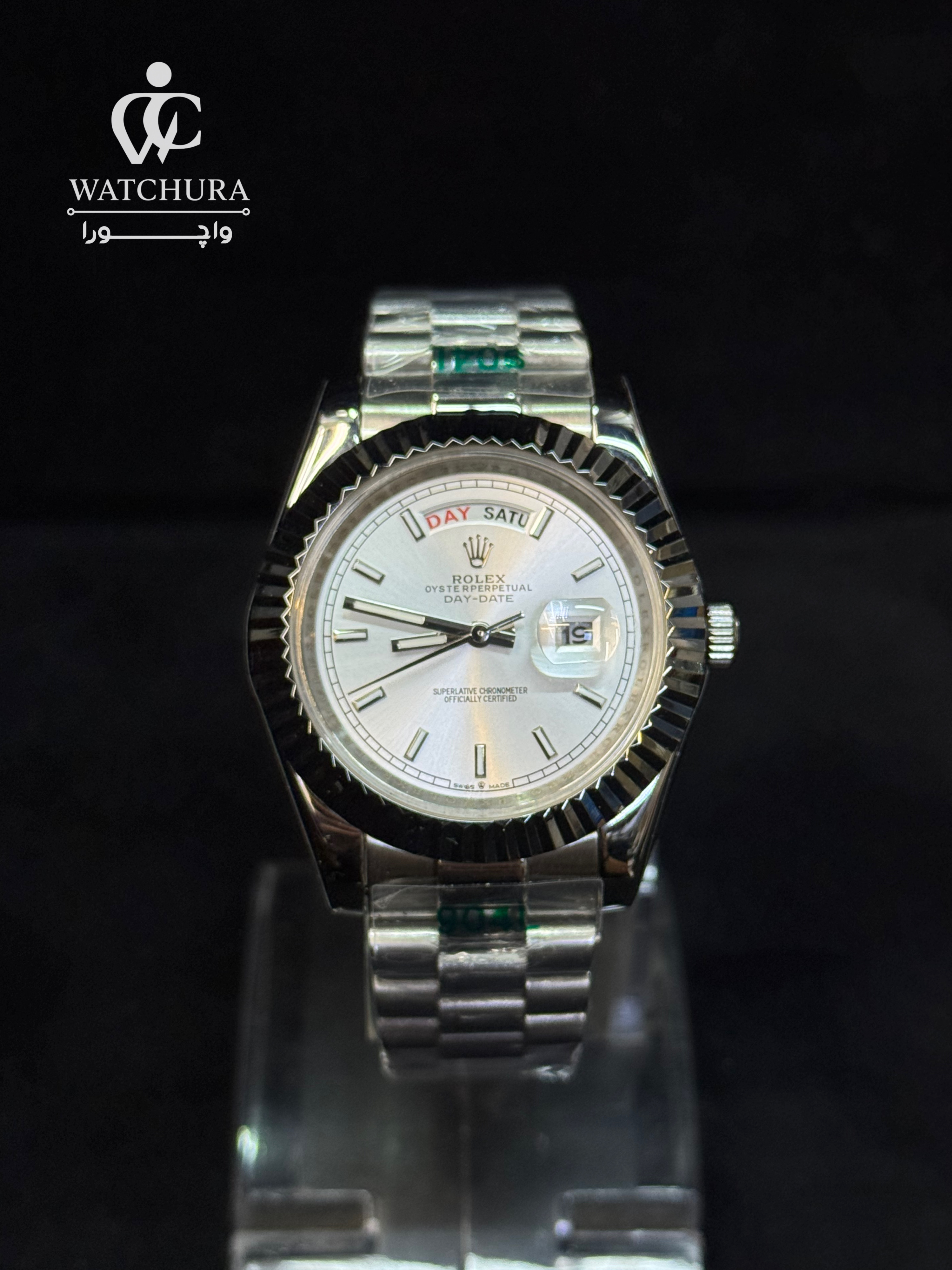 ساعت مچی مردانه رولکس دیدیت Rolex day date – صفحه سفید