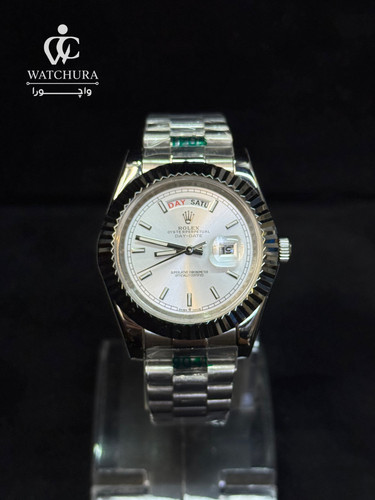 ساعت مچی مردانه رولکس دیدیت Rolex day date – صفحه سفید