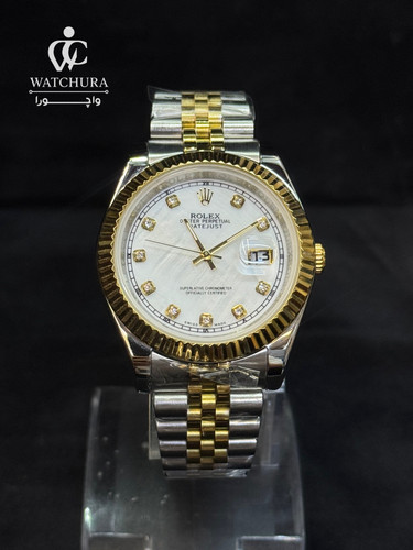 ساعت مچی مردانه رولکس دیتجاست Rolex Datejust – صفحه صدف و نگین