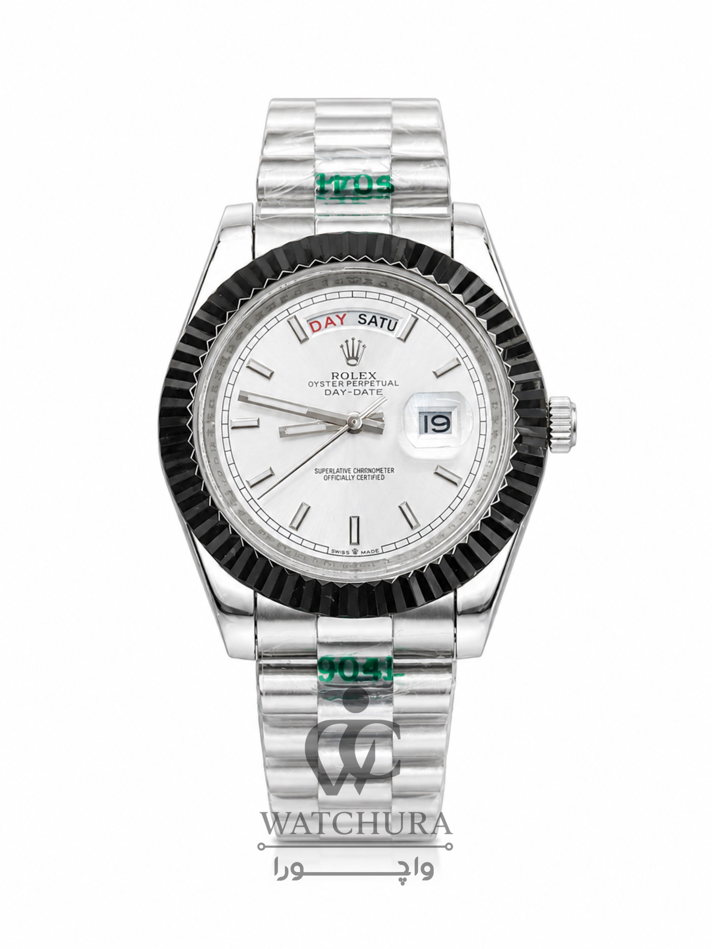 ساعت مچی مردانه رولکس دیدیت Rolex day date – صفحه سفید