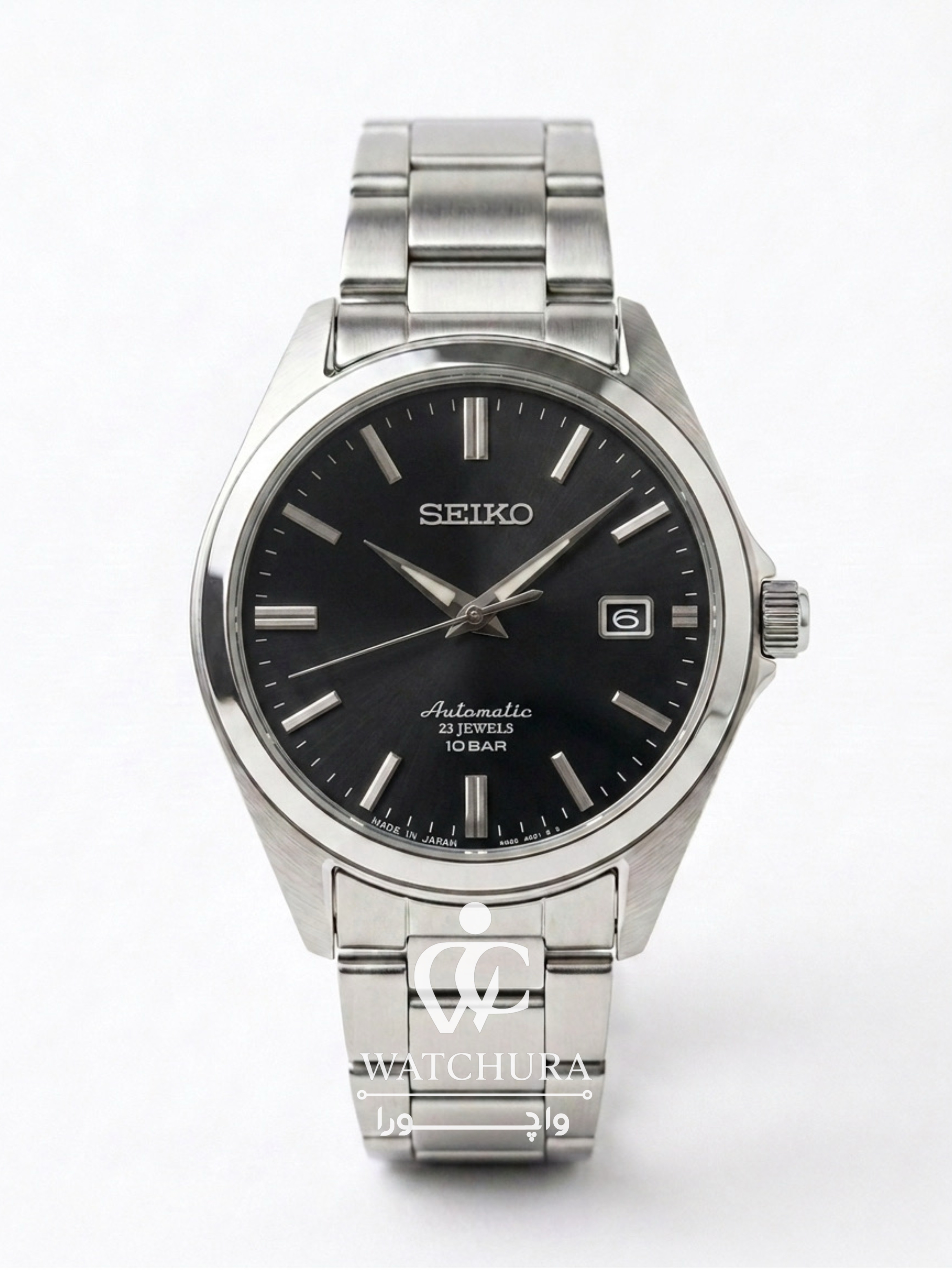 ساعت مچی سیکو 5 کلاسیک صفحه مشکی Seiko SZSB012