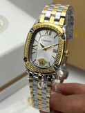 ساعت مچی زنانه ورساچه کوچر _ versace couture دورنگ طلایی استیل با صفحه سفید