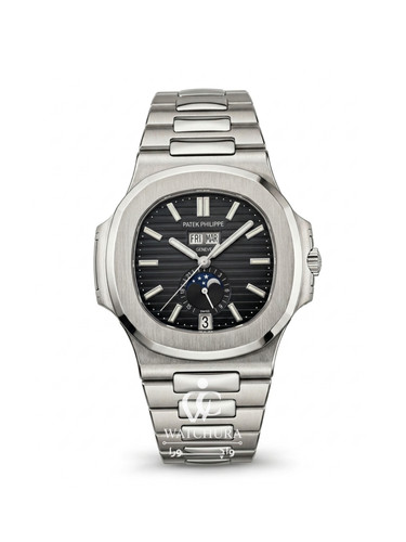 ساعت مچی مردانه اتوماتیک پتک فیلیپ ناتیلوس – Patek Philippe Nautilus صفحه مشکی