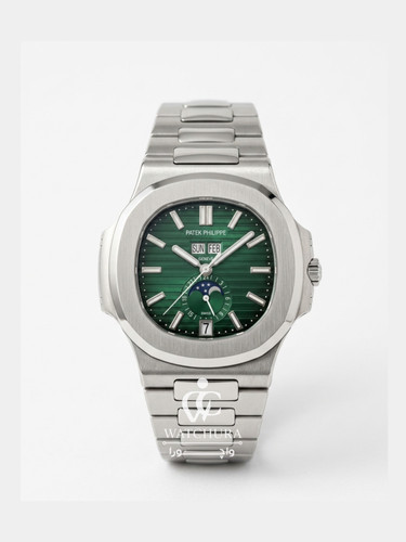 ساعت مچی مردانه اتوماتیک پتک فیلیپ ناتیلوس – Patek Philippe Nautilus صفحه سبز