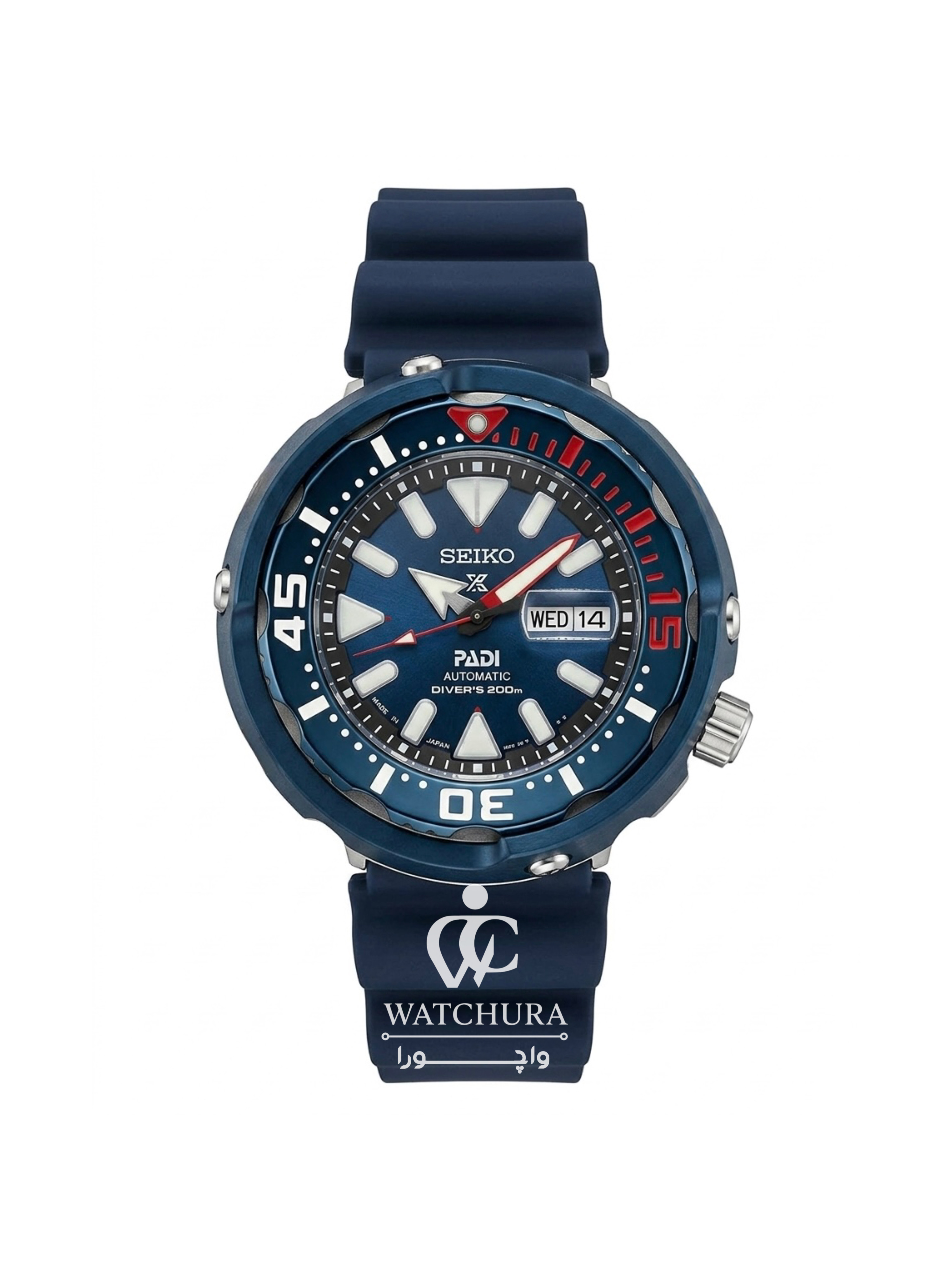 ساعت مچی مردانه اتوماتیک سیکو تونا - Seiko Tuna - سرمه ای