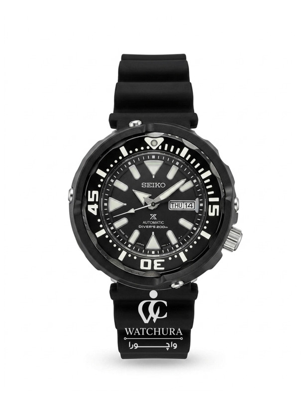 ساعت مچی مردانه اتوماتیک سیکو تونا - Seiko Tuna - مشکی