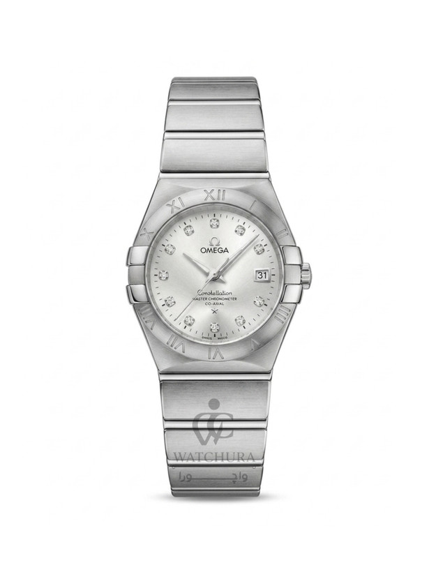 ساعت مچی ست امگا کانسلیشن Omega Constellatio تمام استیل _ عدد نگین