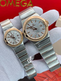 ساعت مچی ست امگا کانسلیشن Omega Constellatio استیل رز گلد _ عدد خطی