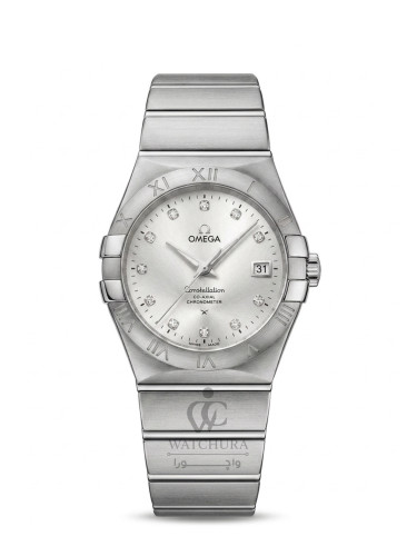 ساعت مچی مردانه امگا کانسلیشن Omega Constellatio تمام استیل _ عدد نگین