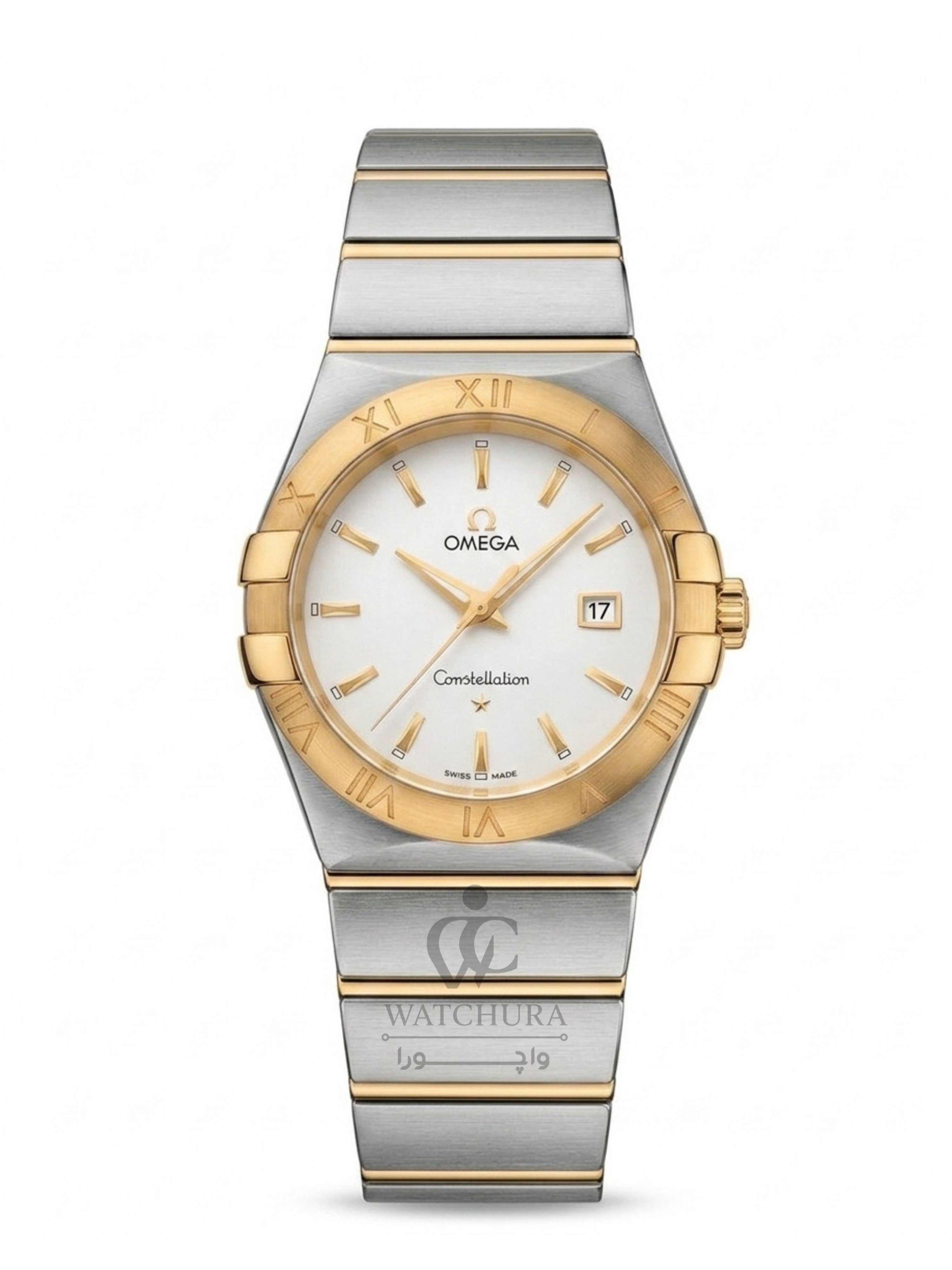 ساعت مچی مردانه امگا کانسلیشن Omega Constellatio صدف _ عدد خطی