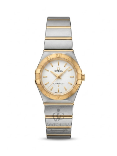 ساعت مچی زنانه امگا کانسلیشن Omega Constellatio صدف _ عدد خطی