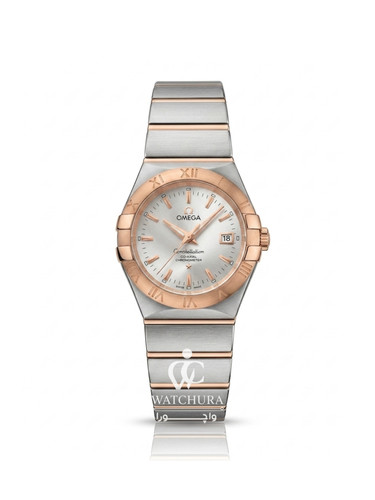 ساعت مچی زنانه امگا کانسلیشن Omega Constellatio استیل رز گلد _ عدد خطی