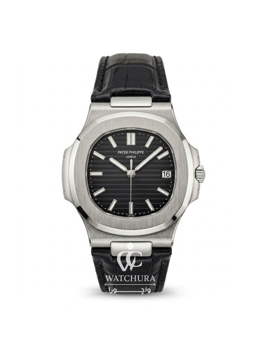 ساعت مچی مردانه پتک فیلیپ ناتیلوس بند چرمی - Patek Philippe Nautilus