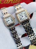 ساعت مچی زنانه کارتیه پنتر Cartier Panthère دو رنگ رزگلد سیلور
