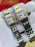 ساعت مچی زنانه کارتیه پنتر Cartier Panthère دو رنگ طلایی سیلور