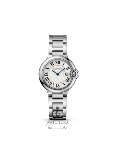 ساعت مچی زنانه کارتیه بالون بلو Cartier Ballon blue- عدد یونانی