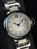 ساعت مچی زنانه کارتیه بالون بلو Cartier Ballon blue- عدد نگین