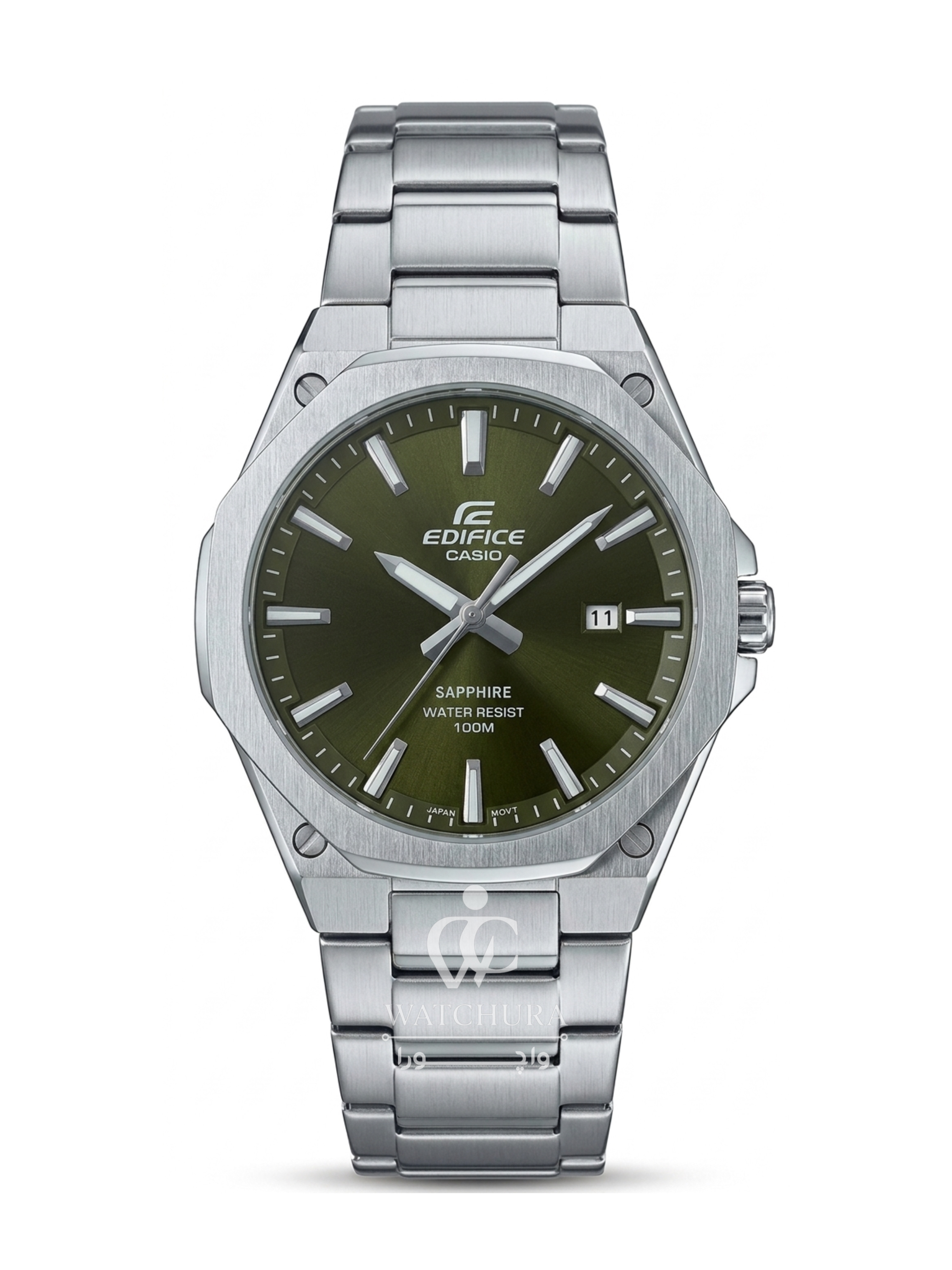 ساعت مچی مردانه کاسیو ادیفایس - Casio EDIFICE - صفحه سبز