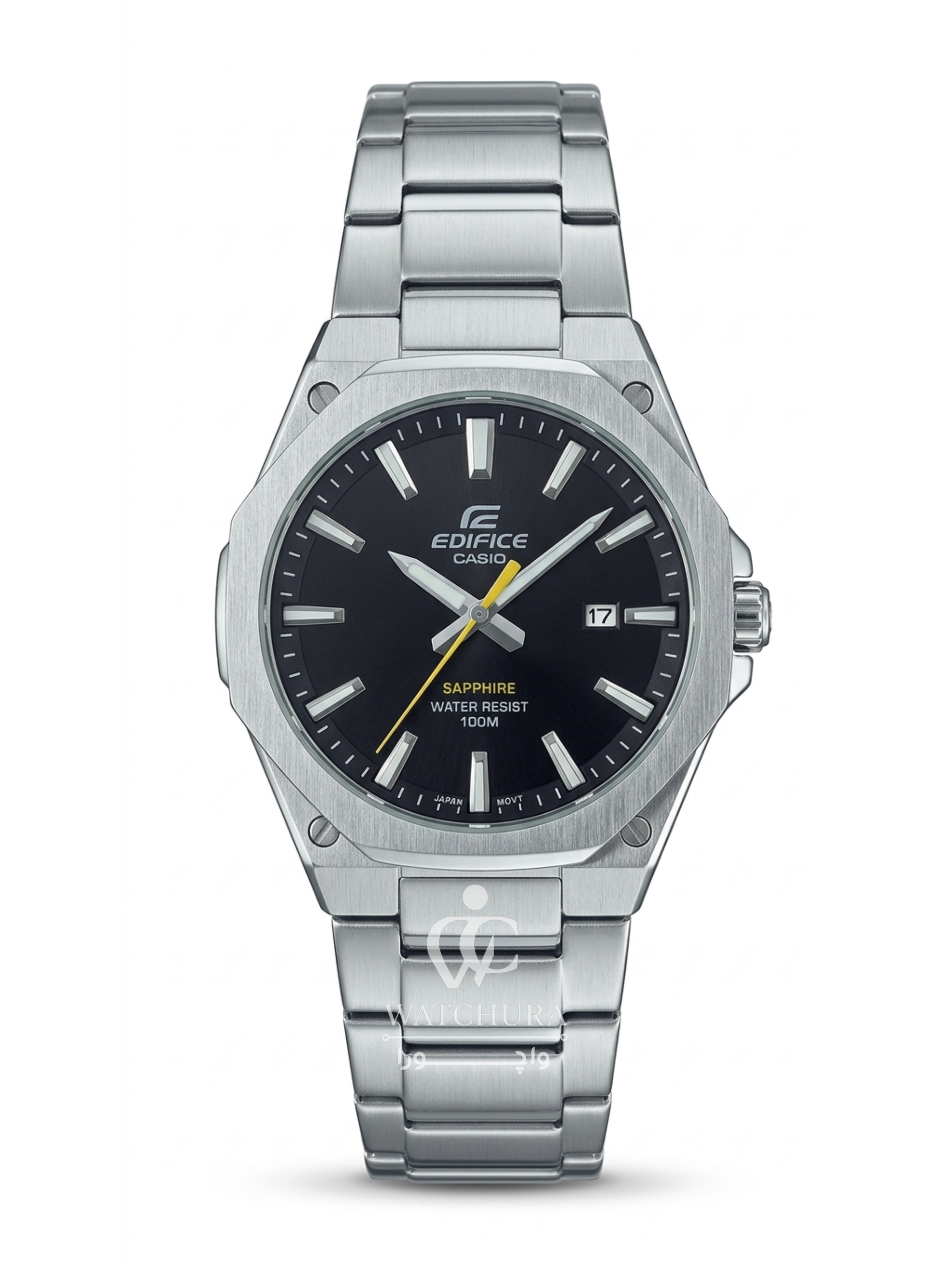 ساعت مچی مردانه کاسیو ادیفایس - Casio EDIFICE - صفحه مشکی