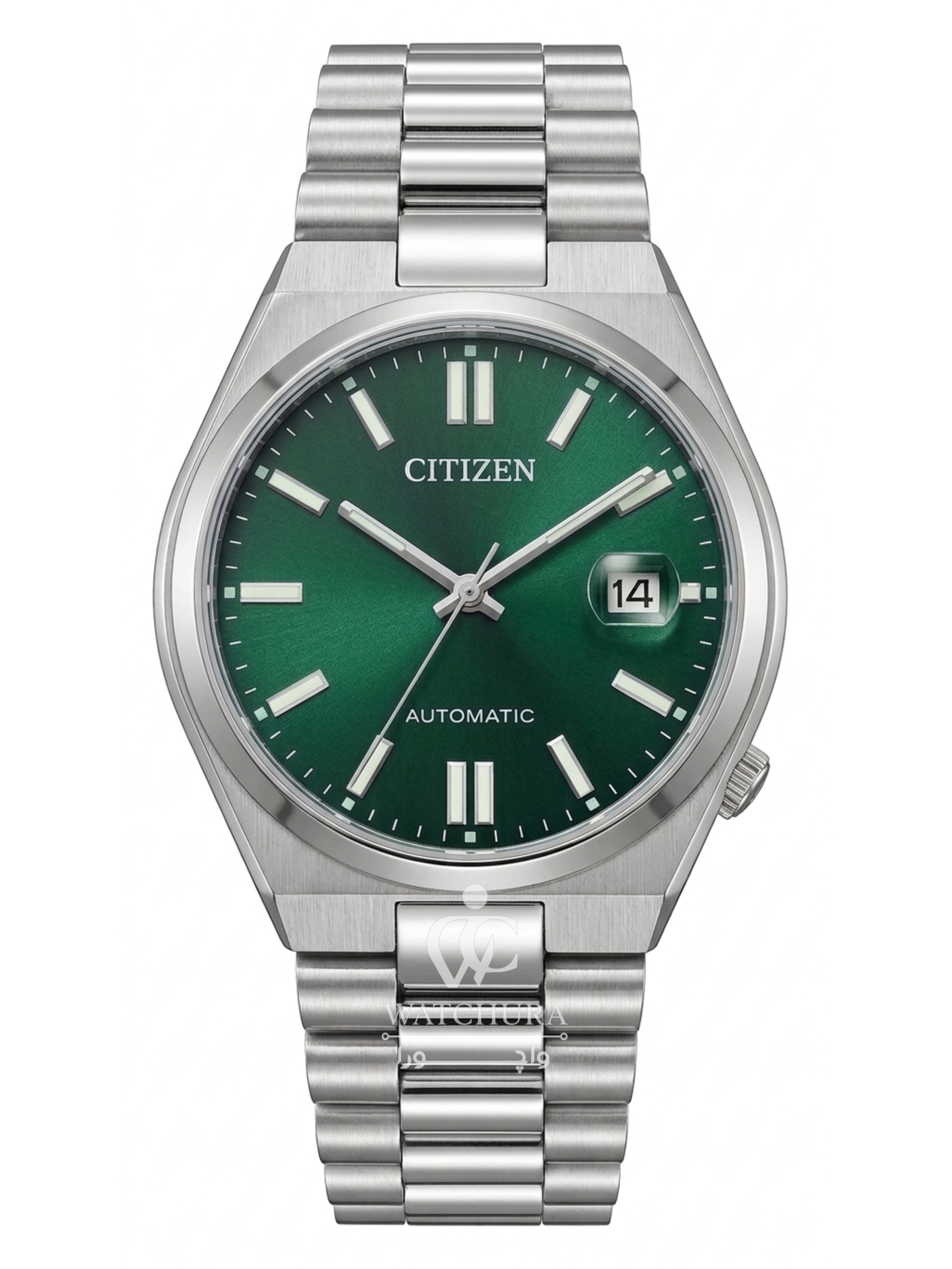 ساعت مچی مردانه اتوماتیک سیتیزن سویوسا صفحه سبز - Citizen Tsuyosa