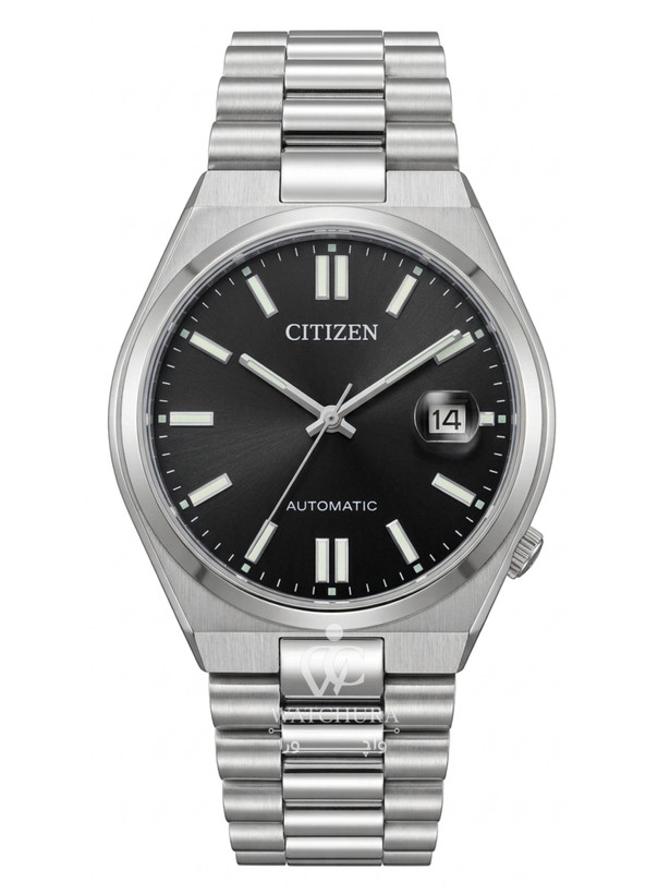 ساعت مچی مردانه اتوماتیک سیتیزن سویوسا صفحه مشکی - Citizen Tsuyosa