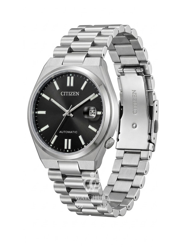 ساعت مچی مردانه اتوماتیک سیتیزن سویوسا صفحه مشکی - Citizen Tsuyosa