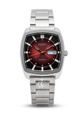 ساعت مچی مردانه اتوماتیک سیکو ریکرفت بند فلزی - Seiko Recraft - صفحه قرمز شرابی