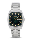 ساعت مچی مردانه اتوماتیک سیکو ریکرفت بند فلزی - Seiko Recraft - صفحه سبز