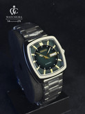 ساعت مچی مردانه اتوماتیک سیکو ریکرفت بند فلزی - Seiko Recraft - صفحه سبز