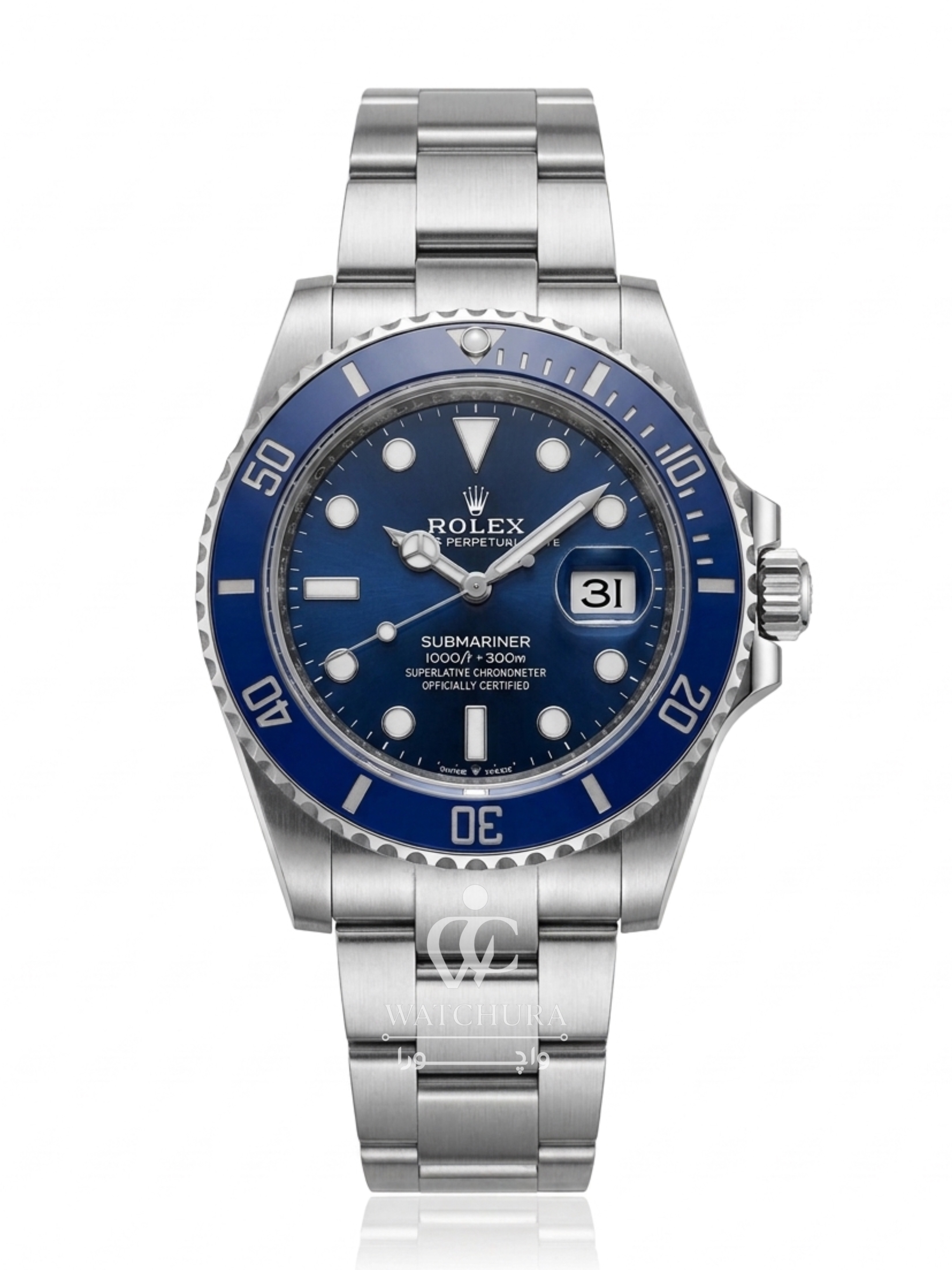 ساعت مچی مردانه رولکس ساب مارینر هالک Rolex Submariner-SG | صفحه آبی